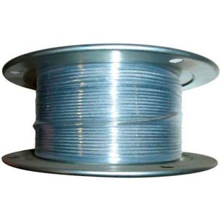 ADVANTAGE SALES & SUPPLY Advantage 250' 3/32" Diameter 7x7 Galvanized Aircraft Cable GAC0937X7R250 GAC0937X7R250